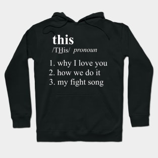 This is, the definition Hoodie